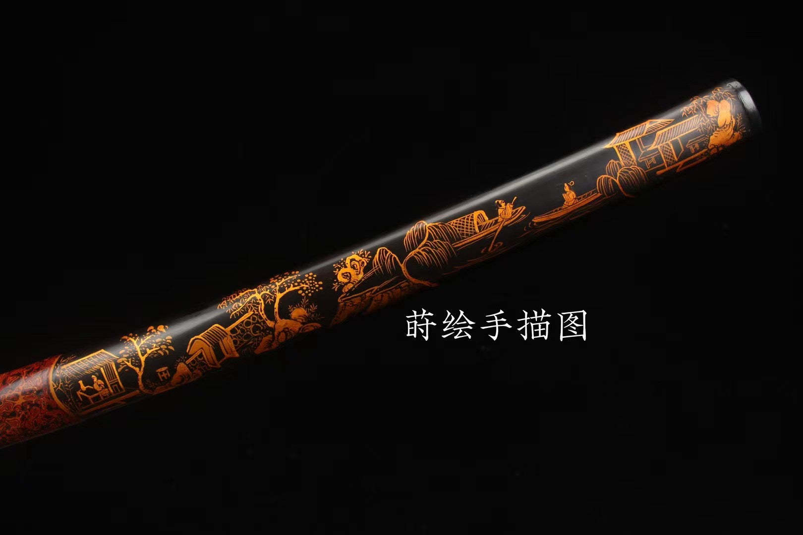 T10 High Carbon Steel Clay Tempered With Hamon Handmade Katana Sword With japan scabbard Real Japanese Samurai Sword Full Tang