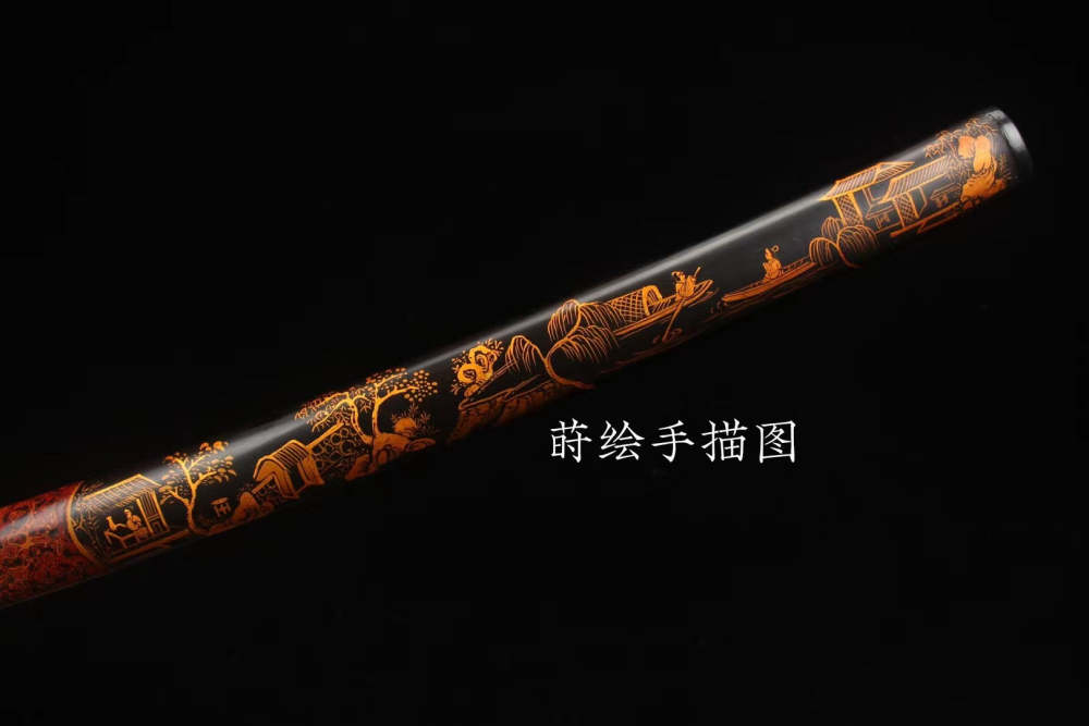 T10 High Carbon Steel Clay Tempered With Hamon Handmade Katana Sword With japan scabbard Real Japanese Samurai Sword Full Tang