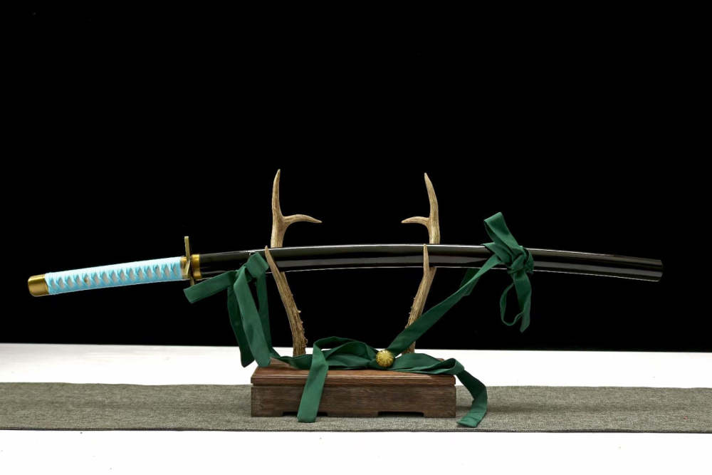 Anime Katana Sword,Japanese Samurai Sword Real Handmade Anime Katana 1060 Carbon Steel Full Tang