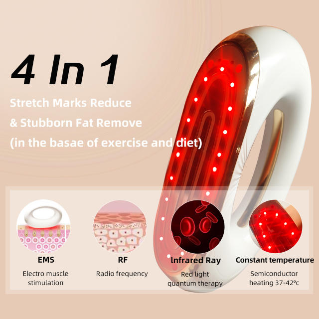 Fat Burning Iron Machine Stretch Marks Scar Removal Saggy Skin Wipe off Device Cellulite Fat Loss Massager For Arm, Waist, Belly, Leg, Hip