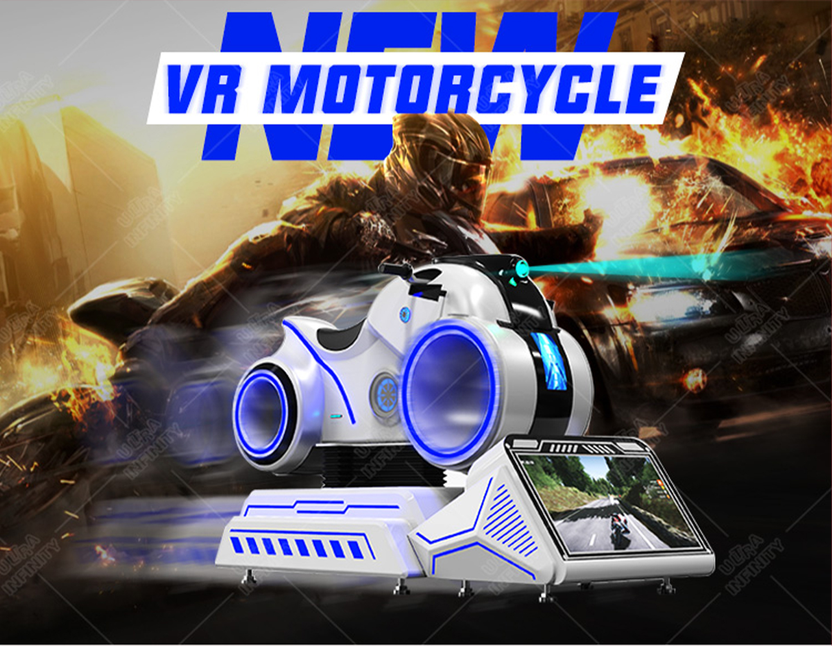 VR Motorcycle Simulator - 9d VR Motor Racing Game Machine