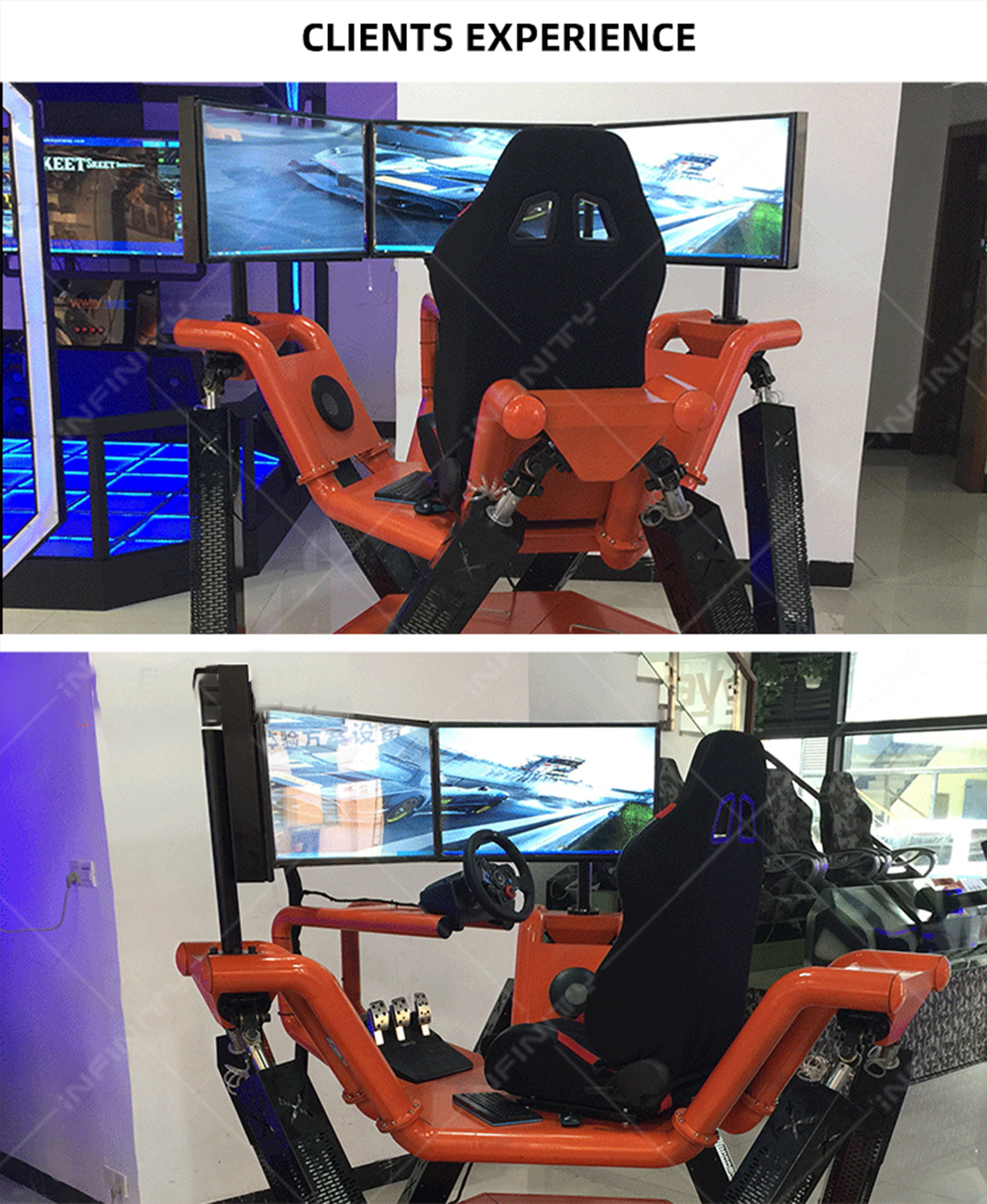 Motion Racing Simulator Cockpit 6Dof Best F1 Racing Game Seats