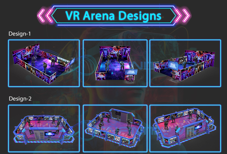 VR Multiplayer Game Simulator - VR Standing Platform - Free Roaming Space