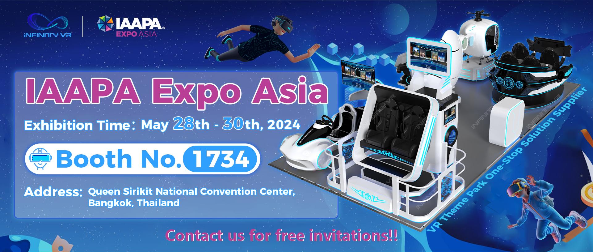 Welcome to visit us On May28-30th at IAAPA Asia Expo