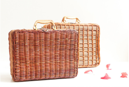 Bamboo Bag Summer Ladies Tote Luxury Designer Purses Travel Handbags