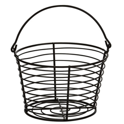 Handmade antique stylish decorative classic elegant unique Customized logo print designer Iron Wire Egg Storage Basket