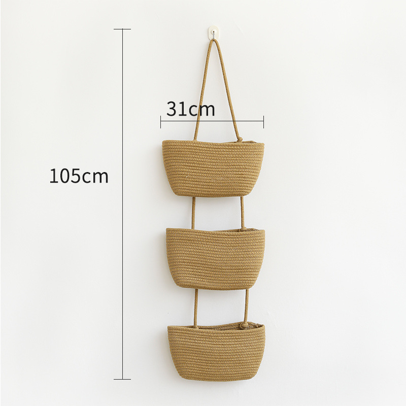 New Style Woven Baskets High Capacity Handwoven Basket for Home Storage