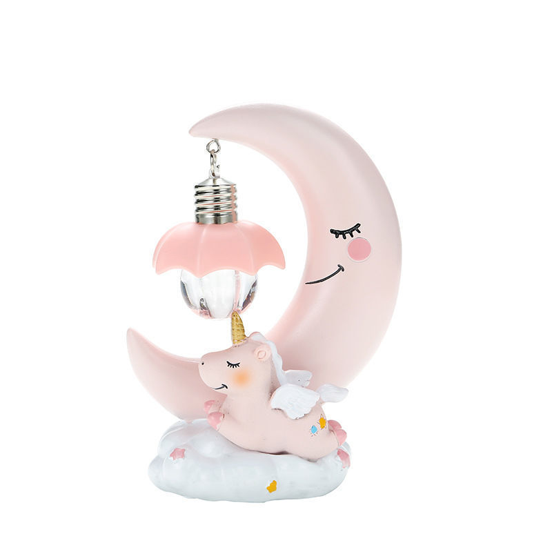 Creative Unicorn Wind Chime Charm Creative Night Light Room Decoration Girl Heart Birthday Gift Girl Practical