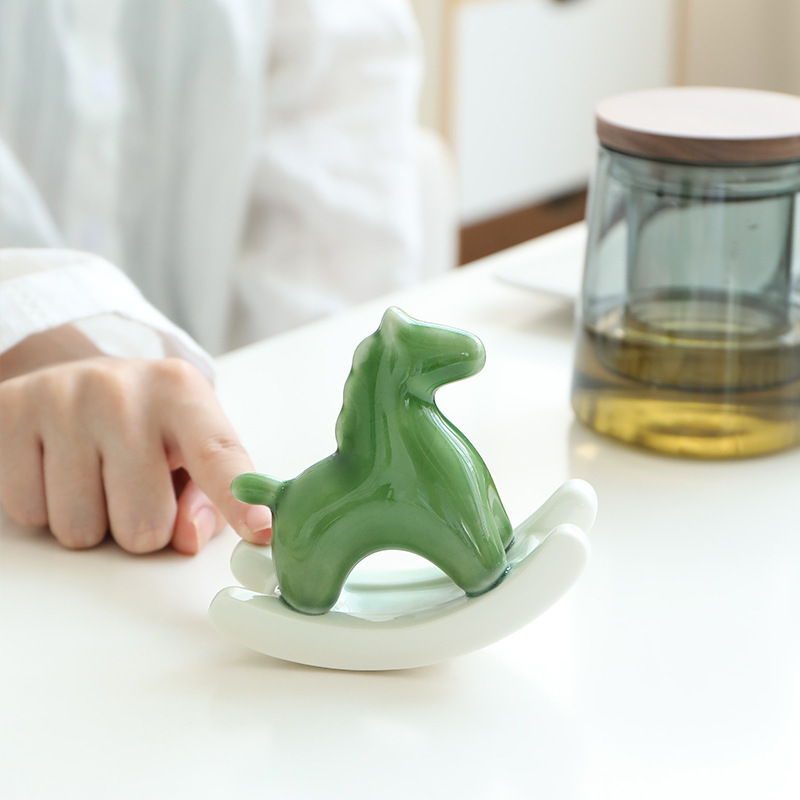 Fast Shipping Creative Craft Ceramic Frog Figurine Decor Porcelain Home Decorative Ornaments