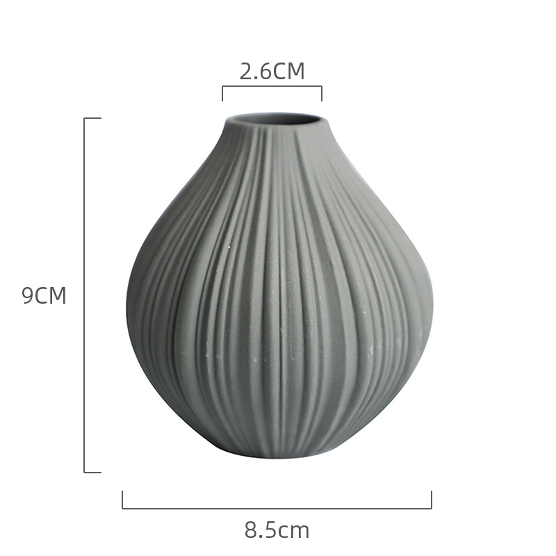 Custom Modern Porcelain Ceramic Flower Vases For Home Decor Small Vase