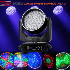 ETY-154B 37X15W ZOOM Wash+Background Light+RGB Ring