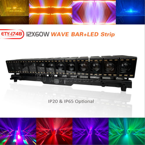 ETY-174B 12X60W WAVE BAR+RGB RING