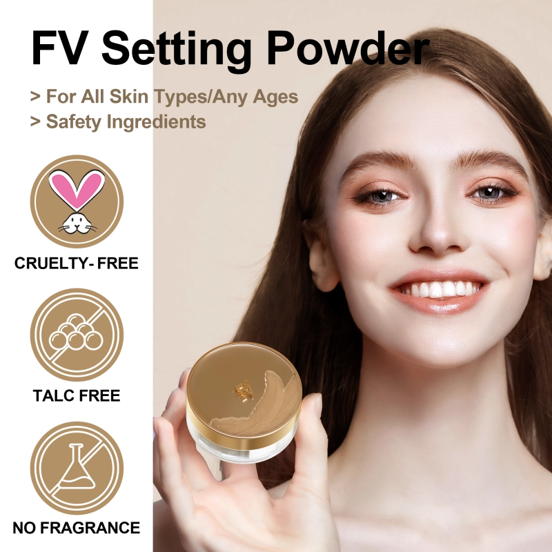 FV  Loose Powder, Professional Matte Finishing Powder for Oil Control and Water Resistance Oil Control