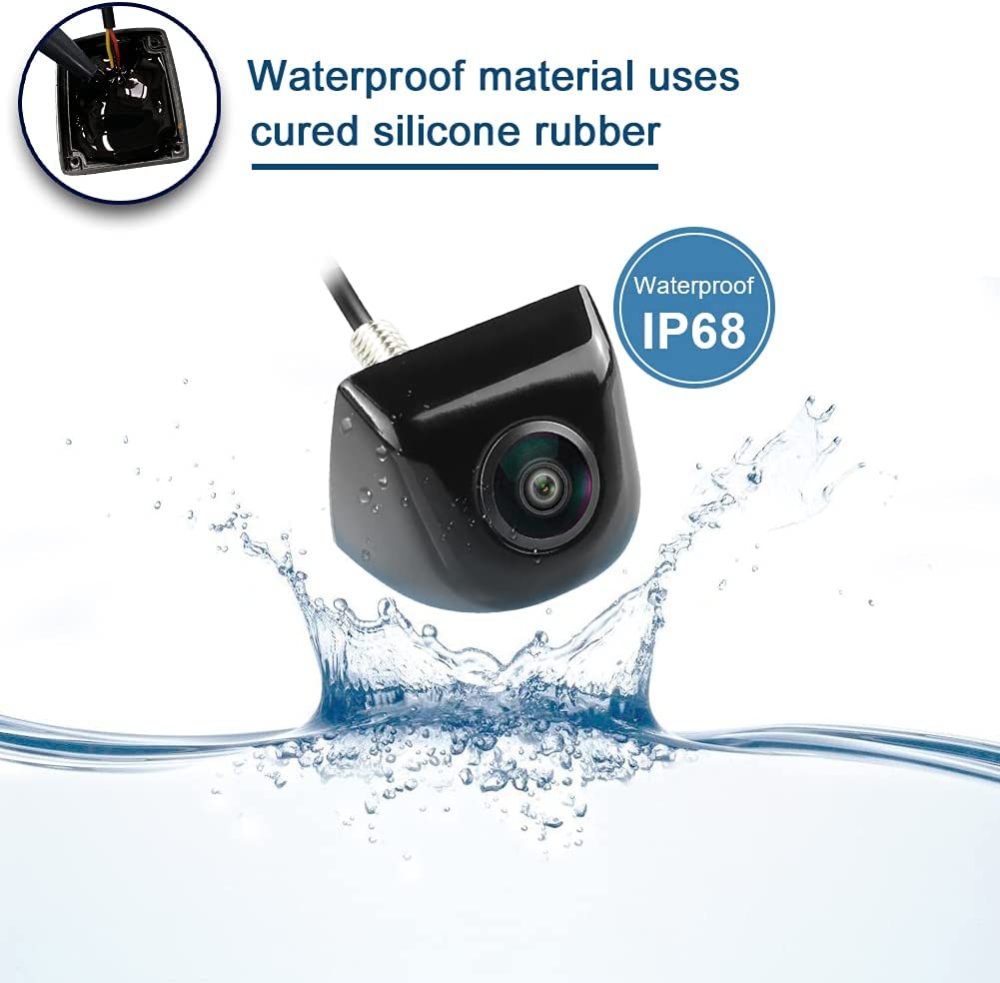 AHD 1080P Vehicle Backup Camera Only Work with Monitors Radio Head Units Supporting AHD 1080P Video Signal, GreenYi 170 Degrees View Angle with Fish Eye Lens Night Vision Waterproof Car Reverse Camera