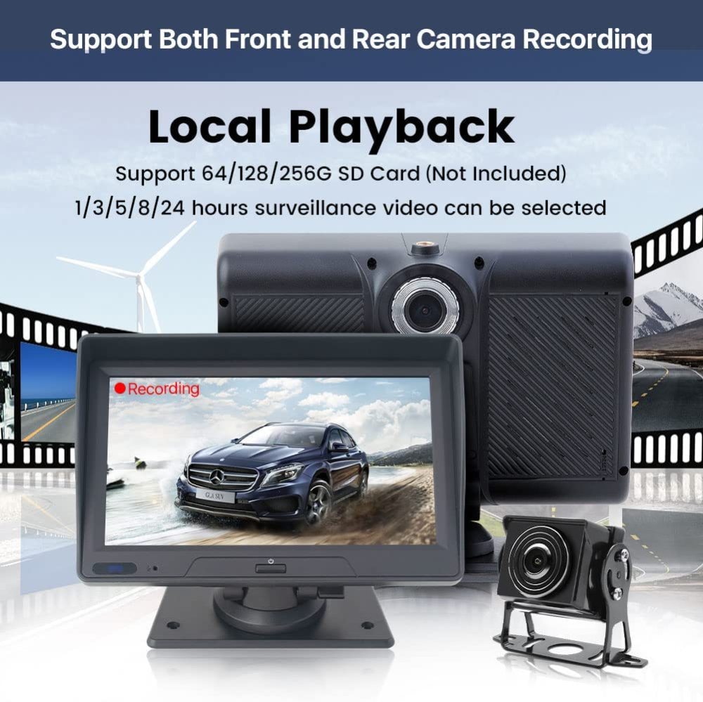 7 Inch Full HD Capacitive Touchscreen Car Stereo with Apple Carplay and Android Auto, Multimedia Player with Bluetooth, Mirror Link, Google, and Siri Assistant, Dash or Windshield Mounted