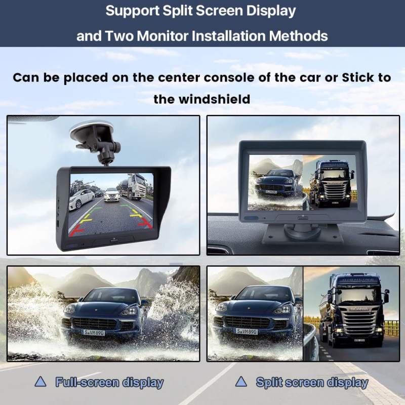 7 Inch Full HD Capacitive Touchscreen Car Stereo with Apple Carplay and Android Auto, Multimedia Player with Bluetooth, Mirror Link, Google, and Siri Assistant, Dash or Windshield Mounted