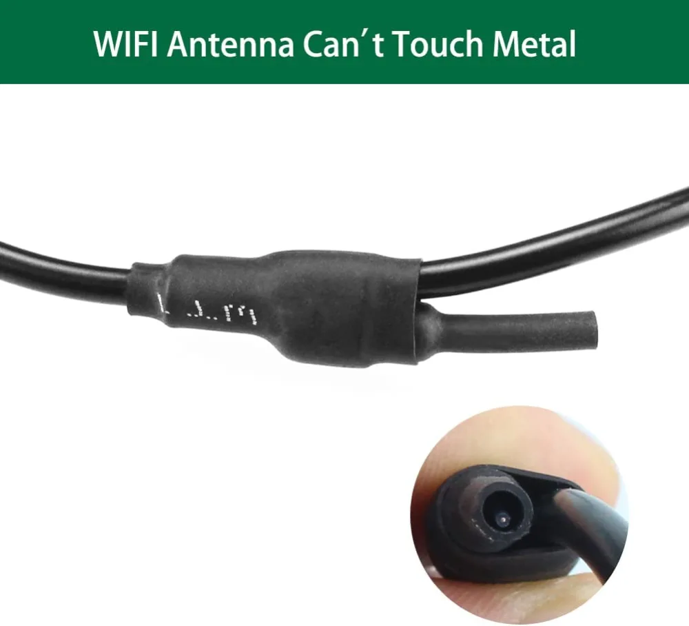 GREENAUTO WiFi Rückfahrkamera 5G 720P HD – Drahtlos Für IPhone & Android, 170° Weitwinkel, IP68 Wasserdicht