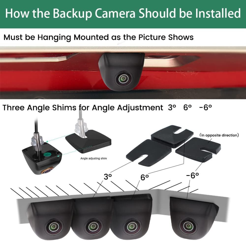 WiFi Car Wireless Backup Camera, GreenYi 5G 720P HD Car Rear View Reverse Camera for iPhone iPad Android Smart Phone Tablet with 170 Degrees Wide Viewing Angle