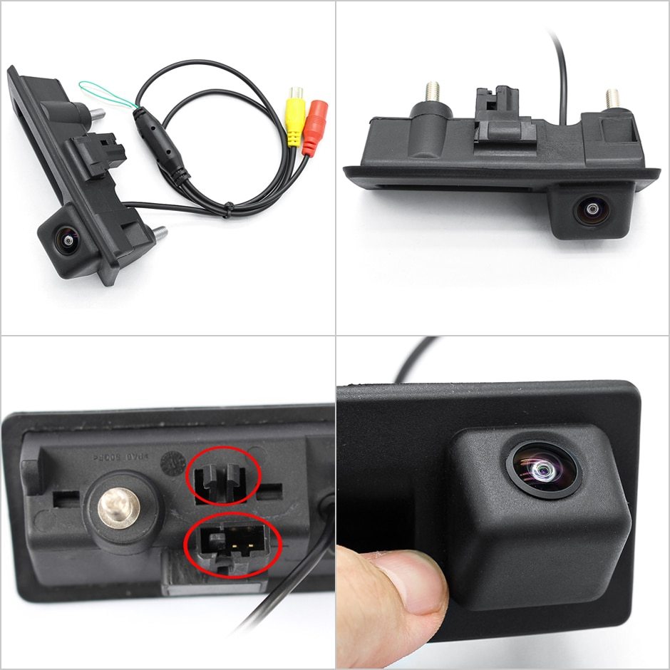 GreenYi 170 Degree 1080P AHD Vehicle Rear View Camera for VW Passat Golf Polo Jetta Tiguan Touareg B6 B7 Audi A3 A4 A5 A6 S5