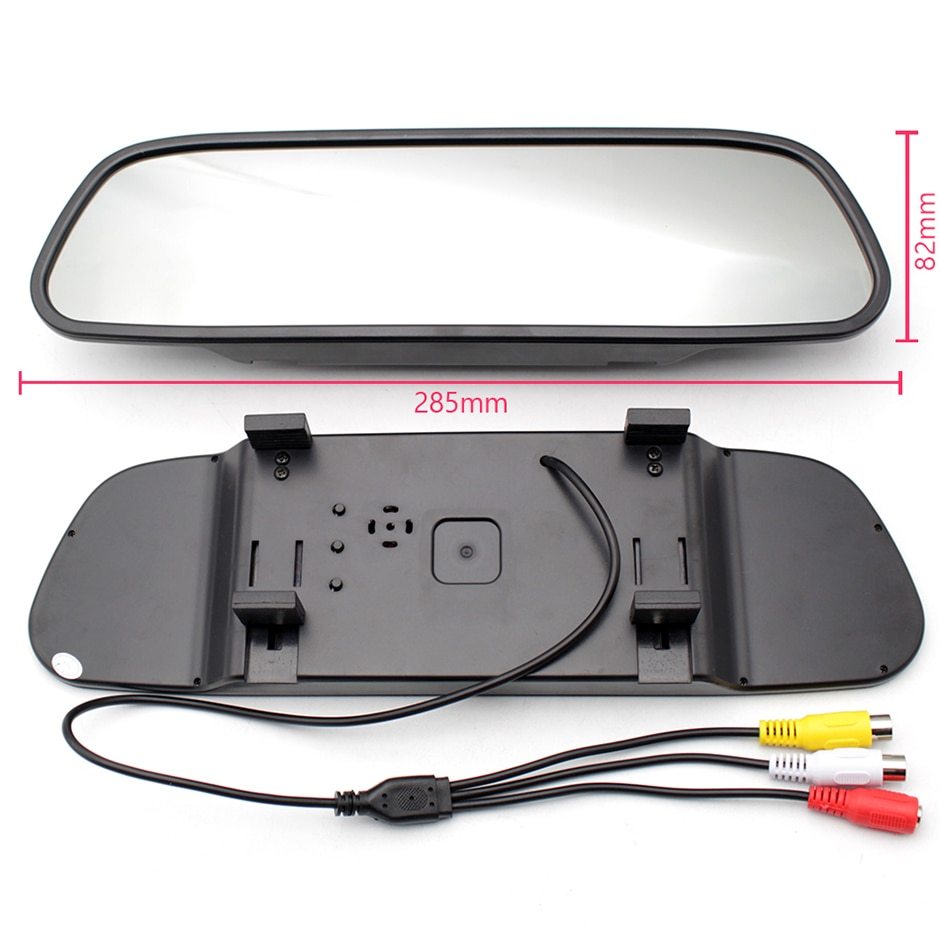 GreenYi 5 inch Car Rearview Mirror with Monitor for 170 Angle Vehicle Rear View Camera HD Sony TFT LCD Parking System