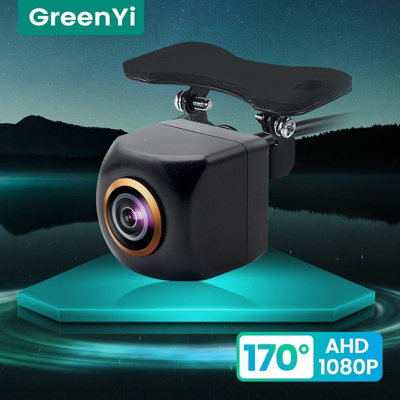 GreenYi 170° Golden Lens 1920x1080P Car Rear View Camera Fisheye Full HD Night Vision Reverse AHD 4 Pin Vehicle Parking Camera