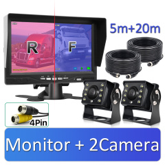 Monitor with TWO camera+(5M+20M) cable