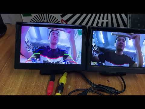 GreenYi 5 inch AHD IPS Monitor 1920*1080P High Definition 170 Degree Starlight Night Vision Vehicle Camera Reverse For Car