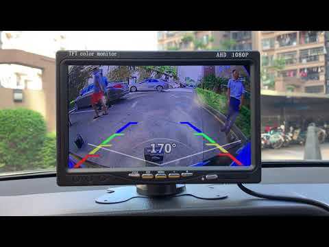 GreenYi AHD 1920x1080P Car Camera 170 Degree Fish Eye Lens Starlight Night Vision HD Vehicle Rear View Camera
