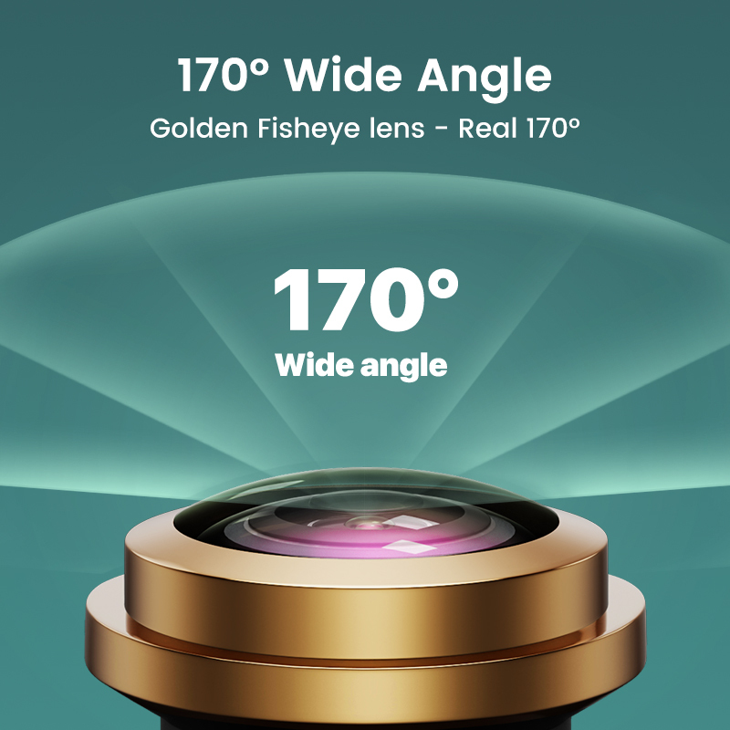 GreenYi 170° Golden Lens 1080P Car Rear View Camera Upside Down Install Fisheye HD Night Vision Reverse AHD Vehicle Camera
