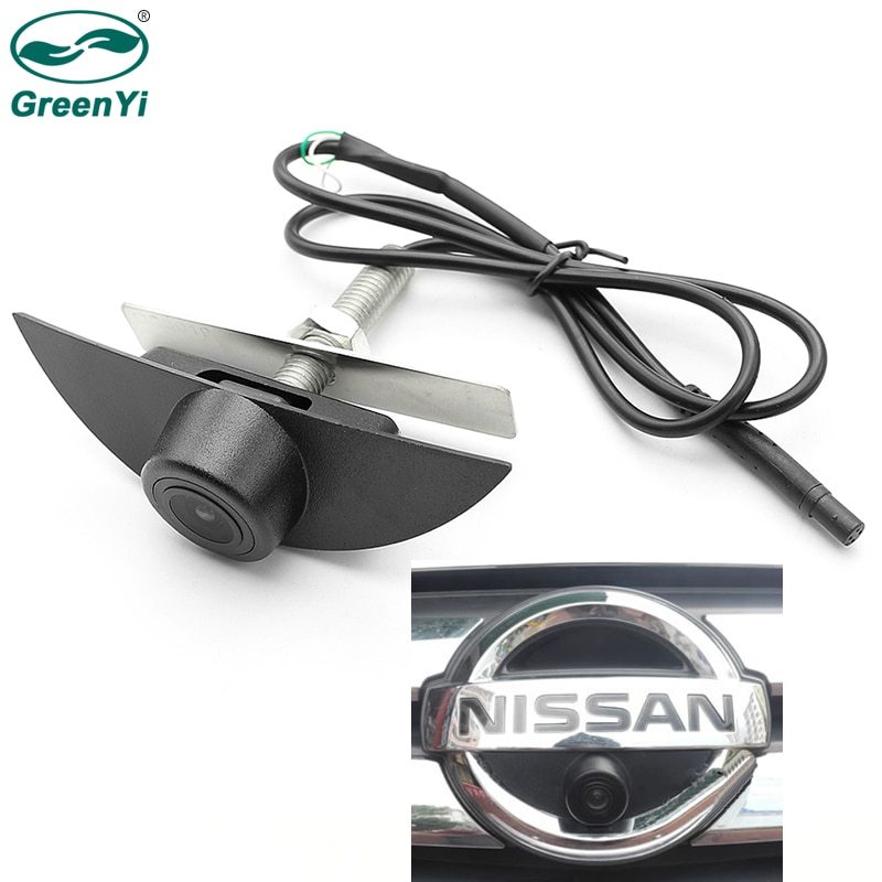 GreenYi Car Front View Camera for Nissan X-trail Qashqai Tiida Teana Sylphy Sentra Pathfinder Vehicle CCD Chip Logo Camera