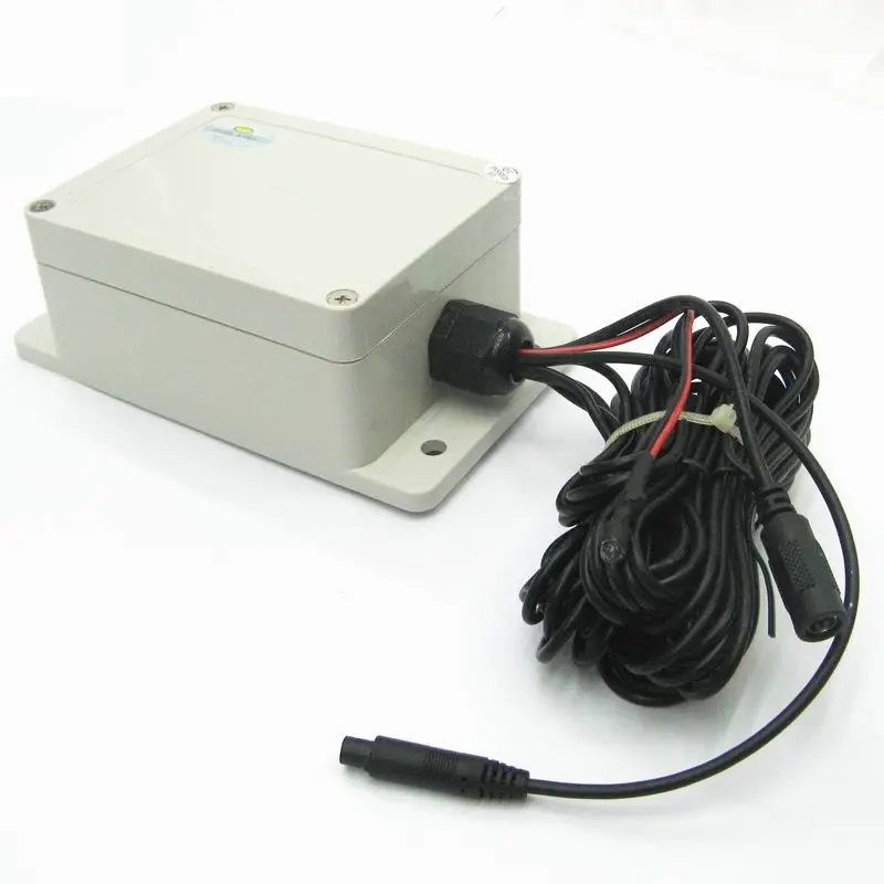 24V Truck Rear Four Parking Sensor System Wired LED Buzzer Alarm Display Ultrasonic Sensor 10Meters Cable for Large Vehicles