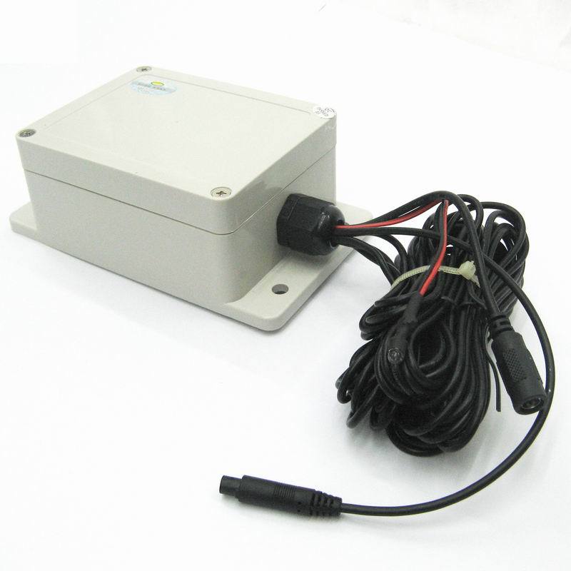 24V Truck Rear Four Parking Sensor System Wired LED Buzzer Alarm Display Ultrasonic Sensor 10Meters Cable for Large Vehicles