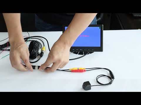 GreenYi 4Pin Aviation Head Male/Female to RCA AV/Female DC Multiple Cable Plug Adapter Converter For Car Rear Camera Monitor