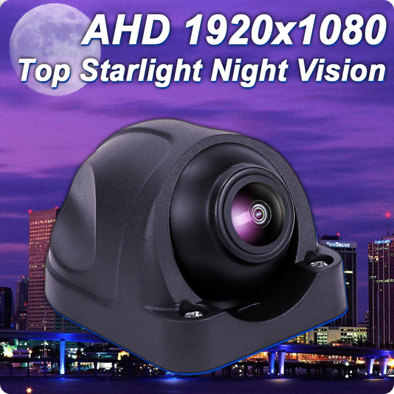 GreenYi AHD 1920*1080P Rear View Camera 360° Adjustable Angle Starlight Night Vision Vehicle Sphere Camera For Bus Car Truck
