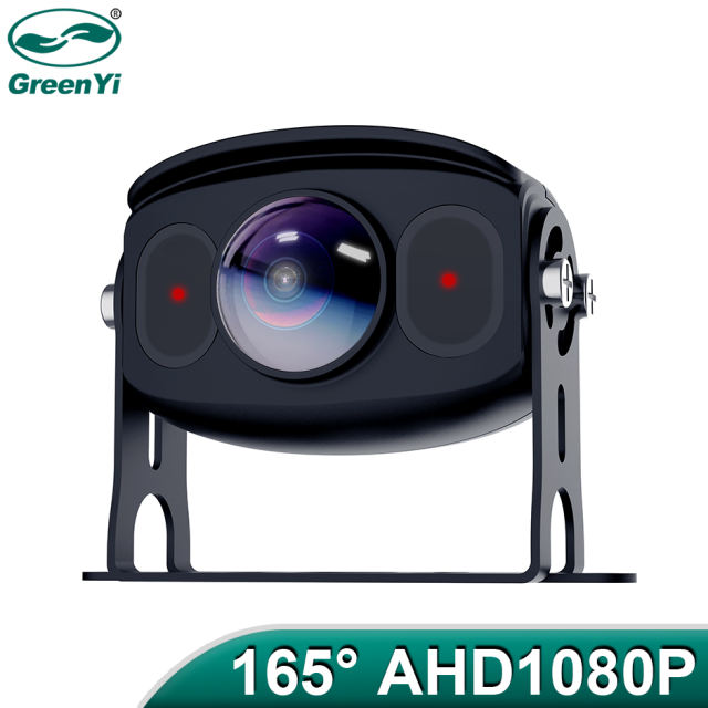 GreenYi AHD 1920*1080P Truck Bus Backup Reverse Camera with 165° Fisheye Lens IR LEDs WDR