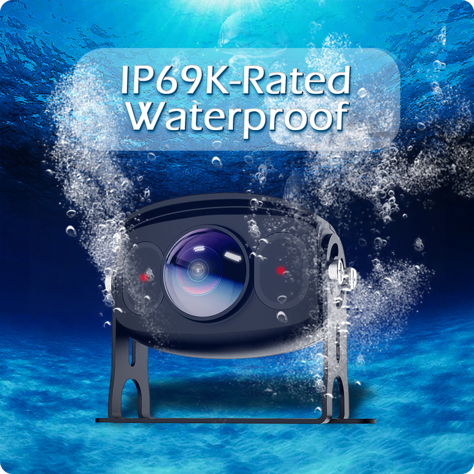 GreenYi AHD 1920*1080P Truck Bus Backup Reverse Camera with 165° Fisheye Lens IR LEDs WDR