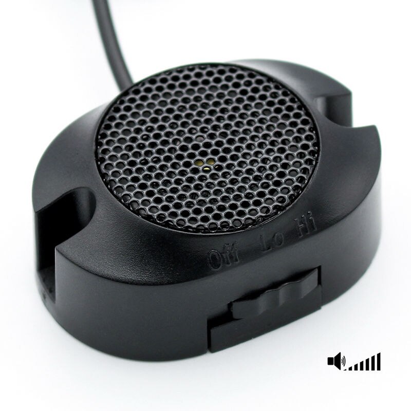 GreenYi DC 12V Car Parking Sensor Auto Reverse Backup Radar Detector Buzzer Alarm Bibi Sounds System with 4PCS 16MM Flat Sensors