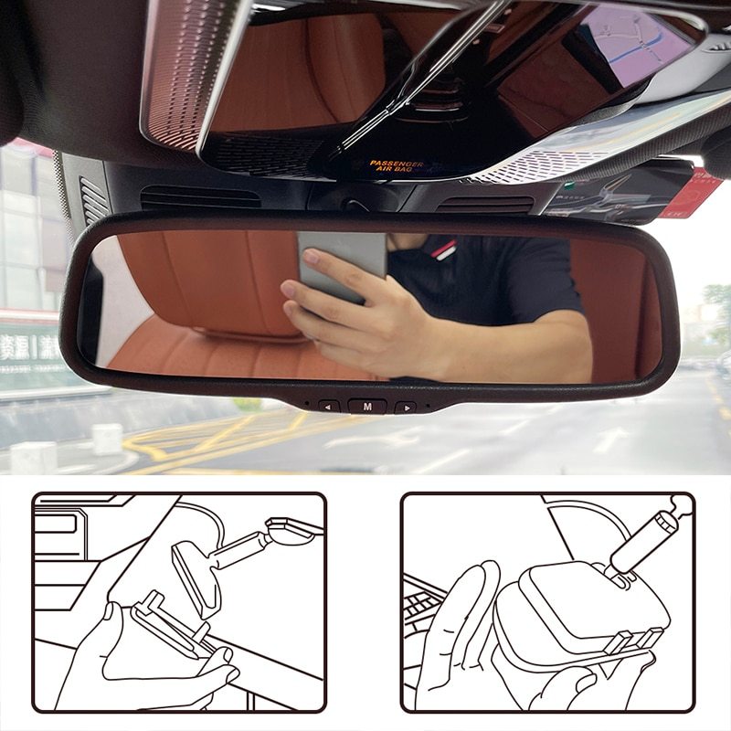 GreenYi 5 inch AHD Mirror Monitor 1920*1080P High Definition 170 Degree Starlight Night Vision Vehicle Reverse Camera