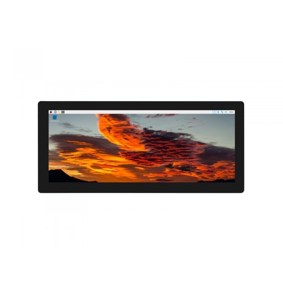 GreenYi 12.3inch Capacitive Touch Screen LCD, 1920×720, HDMI, IPS, Toughened Glass Panel