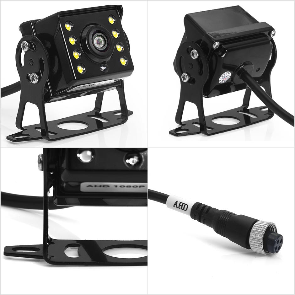 GreenYi 170° AHD 1920*1080P Fisheye Lens Starlight Night Vision Rear View Camera for Bus Truck