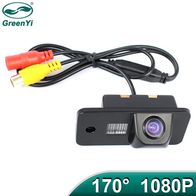 GreenYi 170 Degree 1080P AHD Special Vehicle Rear View Camera for AUDI A3 S3 A4 S4 A6 A6L S6 A8 S8 RS4 RS6 Q7 Car Trajectory