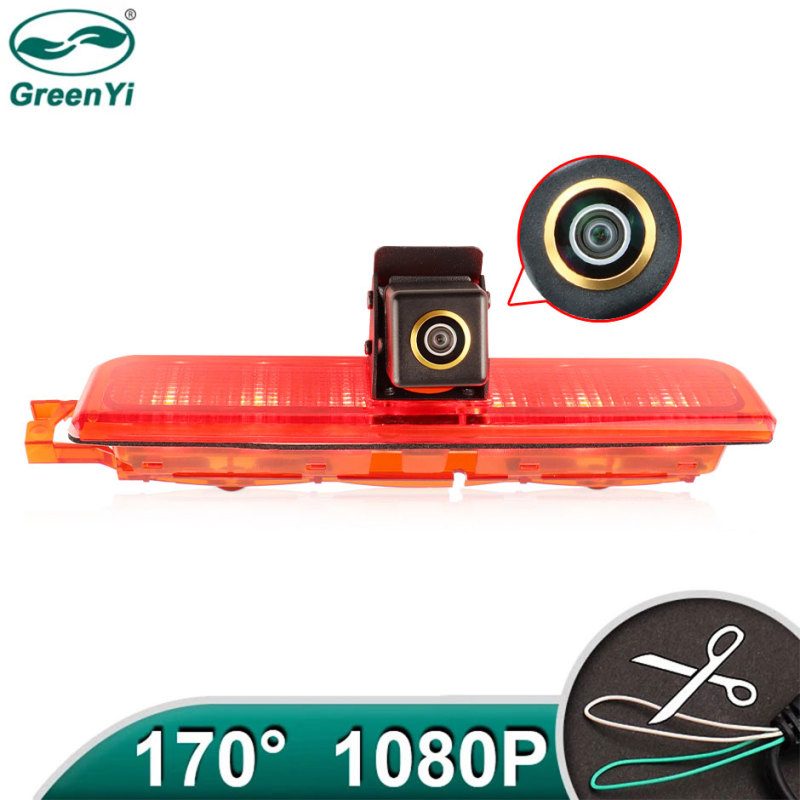 GreenYi AHD 1080P LED Brake Light Rear View Camera for Volkswagen VW Caddy Panel Life 2003-2019