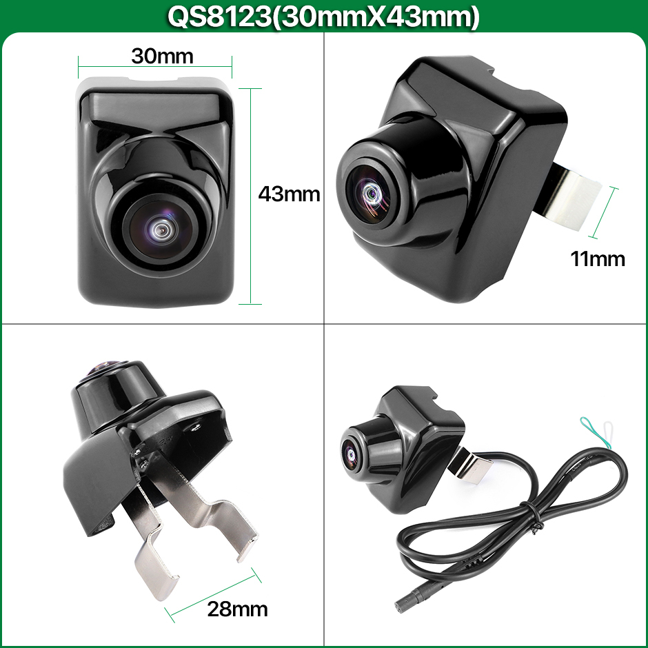 GreenYi 3 Size AHD1920*1080 Front View Camera for Mercedes Benz C Class E Class 2020 Forward Car Logo Mounting with Fisheye Lens
