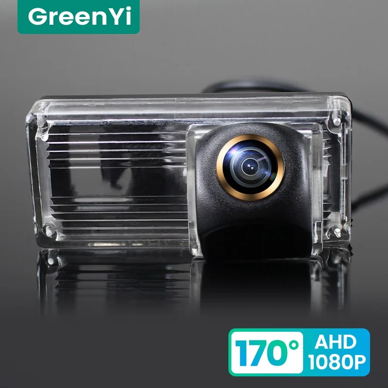 GreenYi 170° HD 1080P Car Rear View Camera for Toyota Land Cruiser LC 100 120 200 Prado Night Vision Reverse Reversing 4 Pin AHD