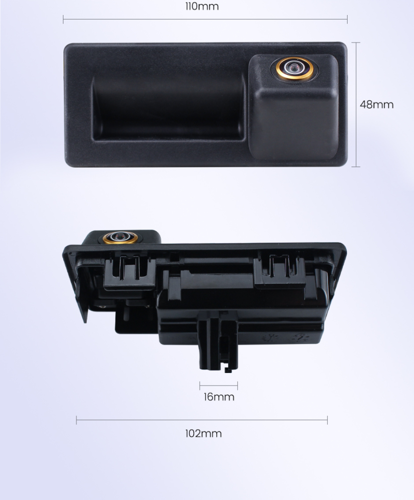 GreenYi Car Rear View Camera for Audi A4L VW Teramont C-TREK Touran L Tiguan Tournamen Skoda