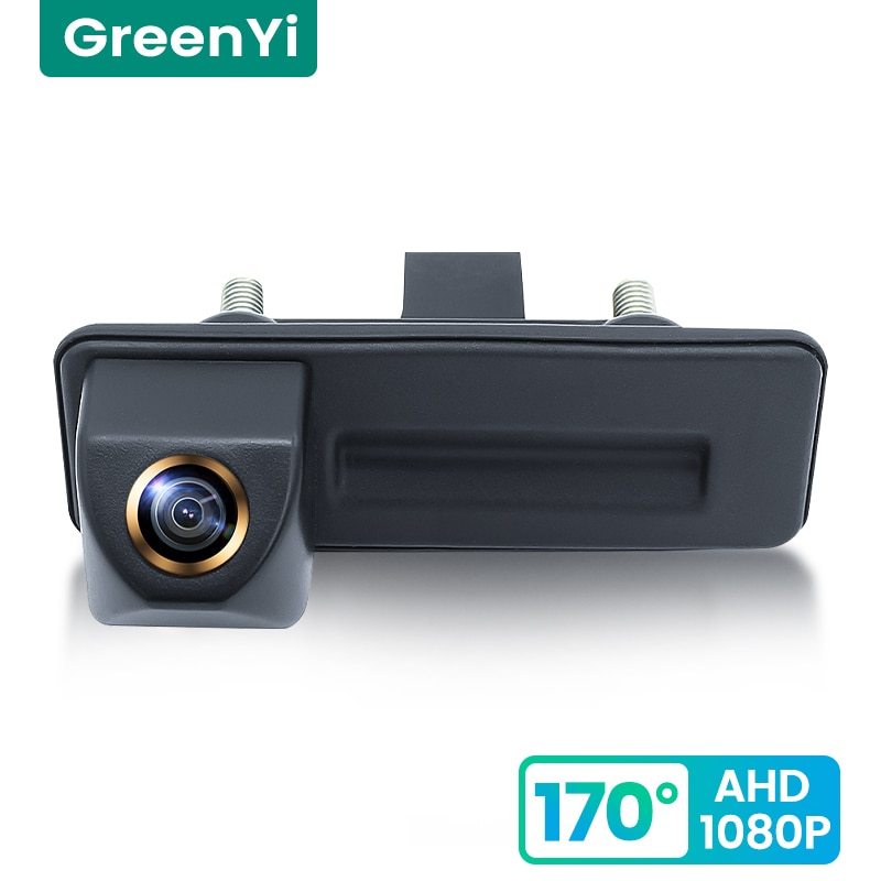 GreenYi 170° HD 1080P Car Rear View Camera for  Skoda Roomster Fabia Octavia Yeti Rapid superb for Audi A1 A4L A3 Night Vision