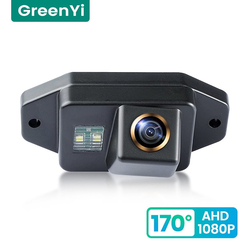 GreenYi 170° HD 1080P Car Rear View Camera for Toyota Land Cruiser 120 Series Toyota Prado 2700 4000 2002-2009 Night Vision AHD