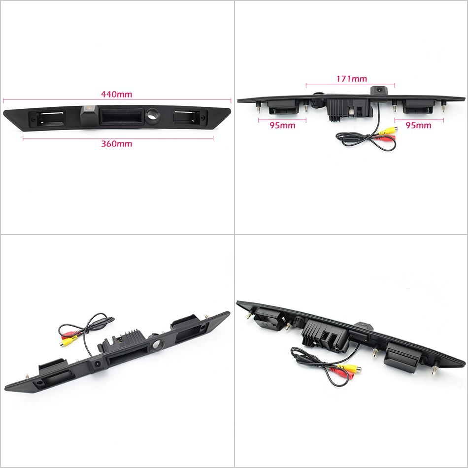 GreenYi 170 Degree 1920x1080P AHD Special Vehicle Rear View Camera for Audi A3 A4 A5 A6 B6 A6L S6 B7 A8 A8L Avant Car