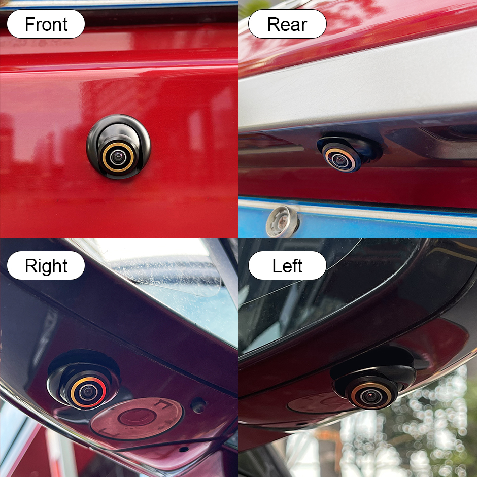 GreenYi 170° AHD 1920x1080P Rear View Backup Reversing Side View Blind Spot Camera Metal Body Flush Hidden Mount