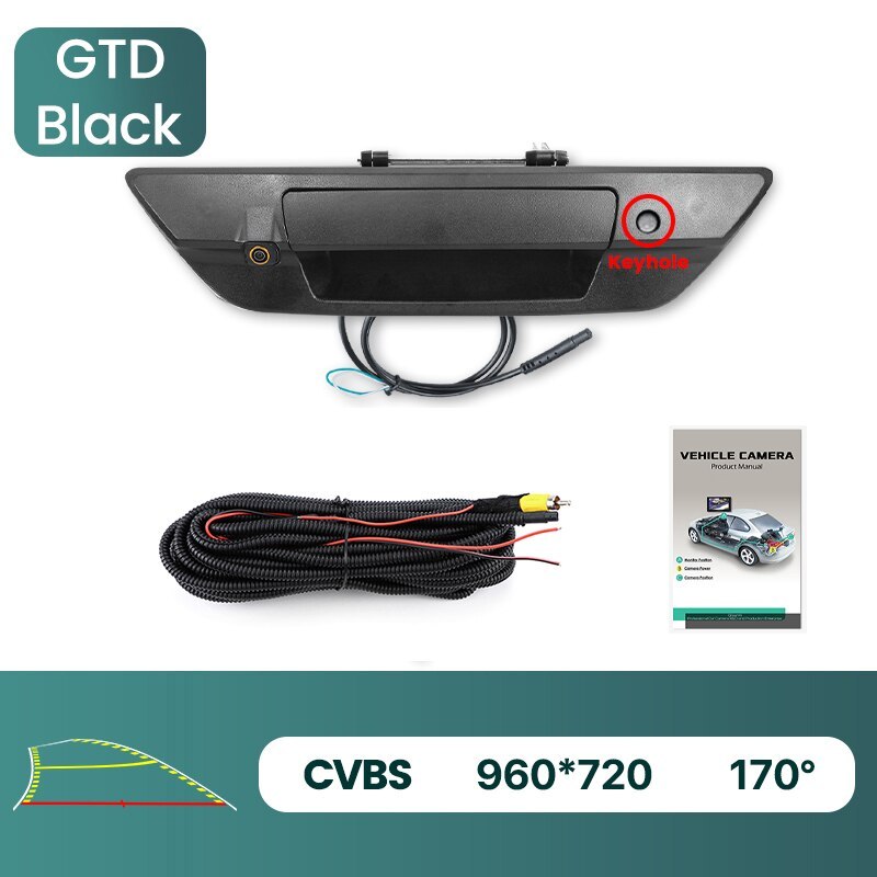 GreenYi AHD 1080P 170° Fisheye lens Vehicle Rear View Pickup Truck Night Vision Camera for Toyota Hilux revo 2015-2021 Car